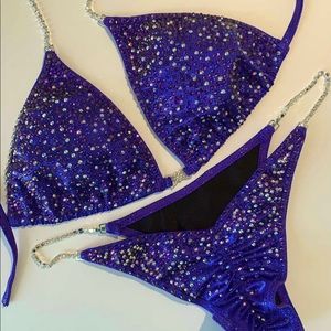 NPC/IFBB Purple competition bikini